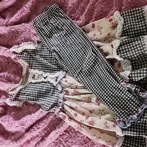 Girls two piece sleeveless outfit